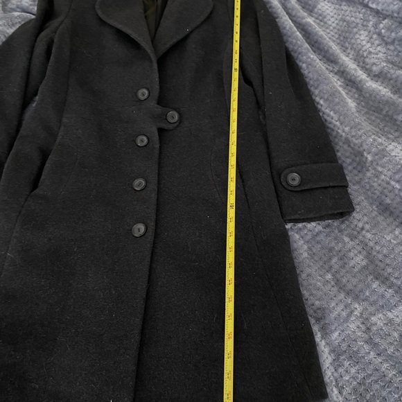 EC Preston & York CharcoalGrey wool coat - Picture 5 of 16